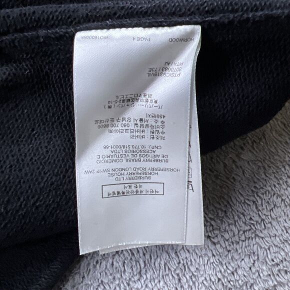 Burberry Men’s Shorts Black Size Small London England Knight Logo Draw String - Picture 13 of 16